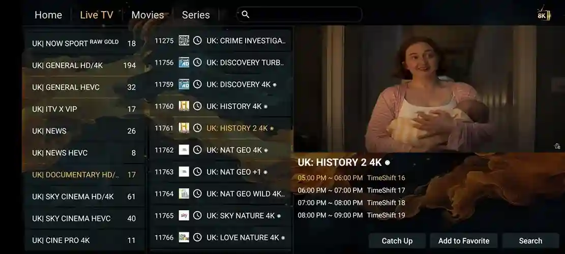 Preview 6 - Apollo Group Premium IPTV Subscription